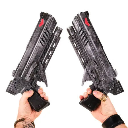 Arkham Knight Pistols Replica Prop From Red Hood By Blasters4Masters 11