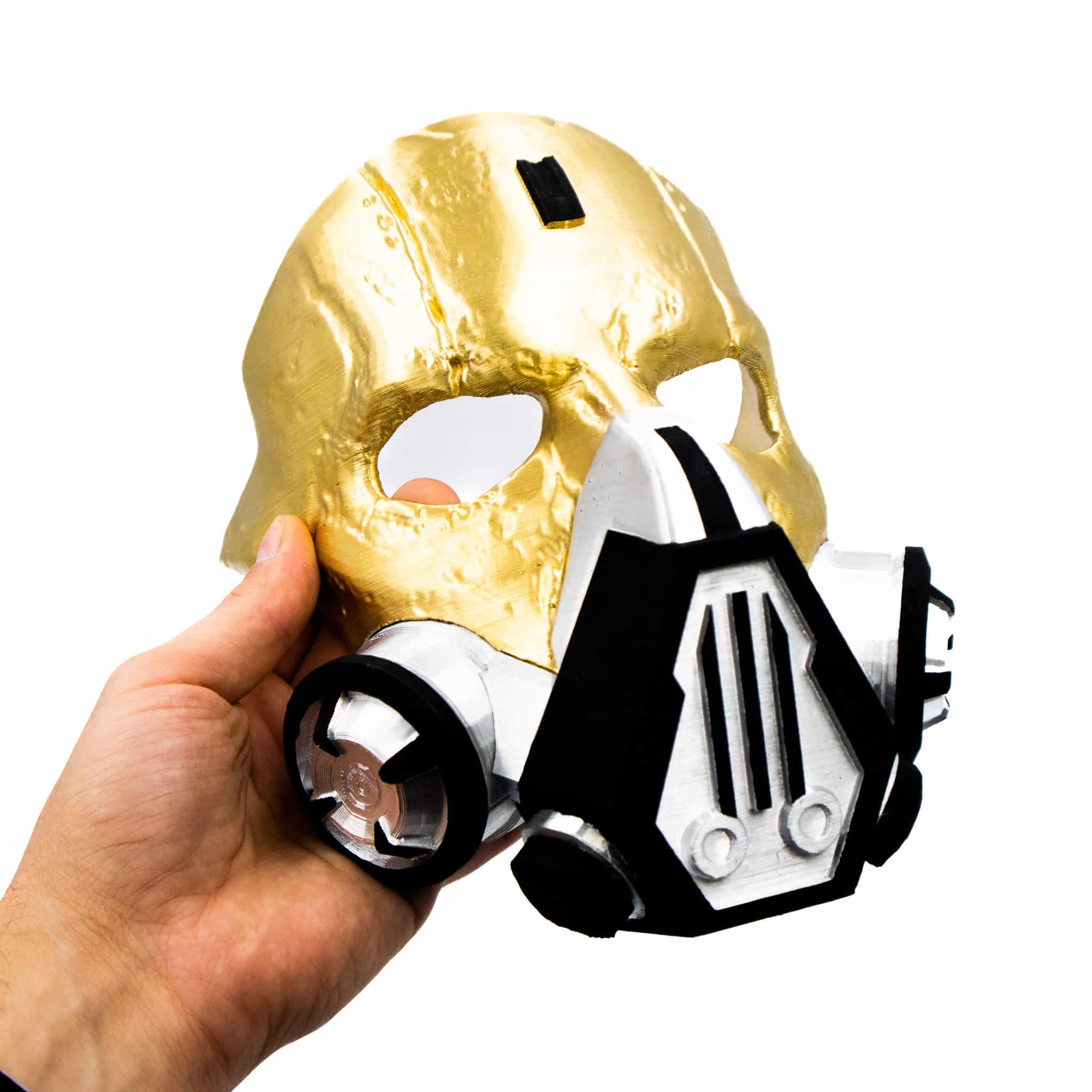 Caustic Blackheart Mask - Apex Legends prop replica cosplay