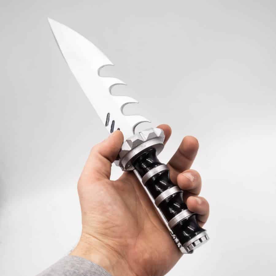 Combat knife gears of war prop replica cosplay 8 scaled