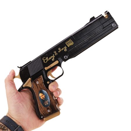 Ebony and Ivory pistols prop replica from Devil May Cry by Blasters4Masters