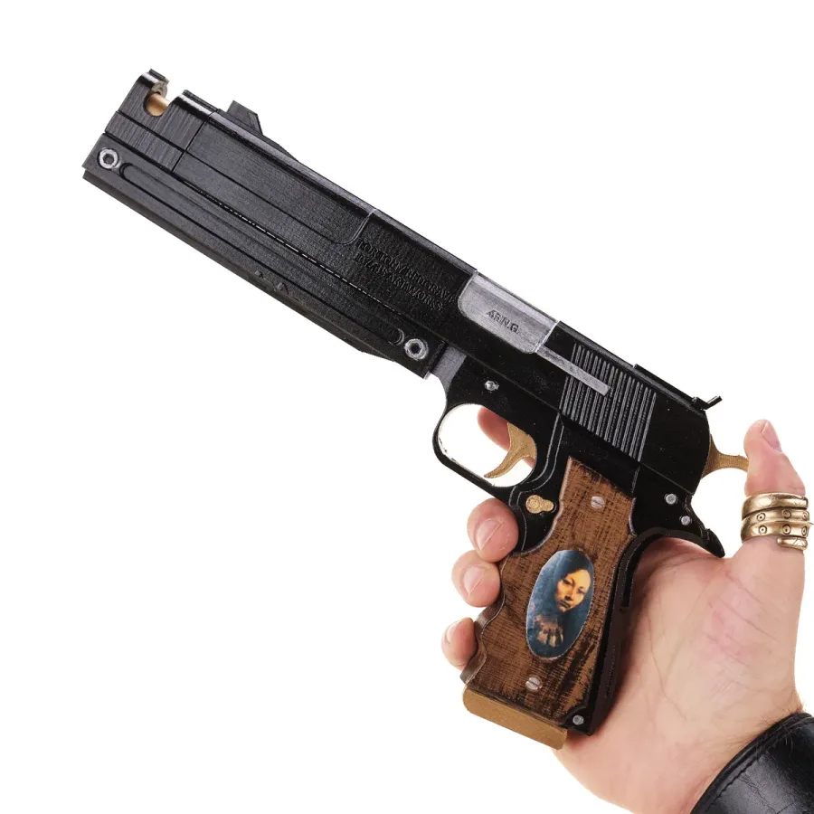 Ebony And Ivory Pistols Prop Replica From Devil May Cry By Blasters4Masters 1