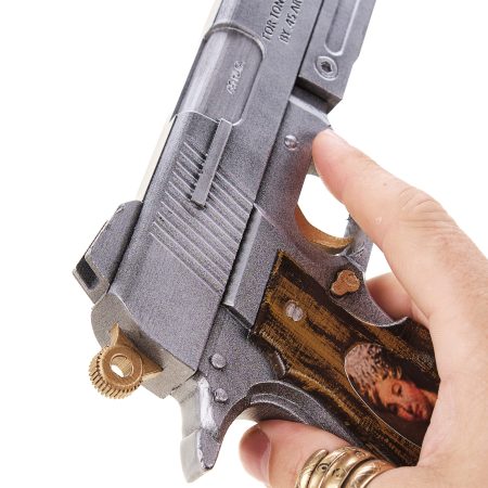 Ebony and Ivory pistols prop replica from Devil May Cry by Blasters4Masters
