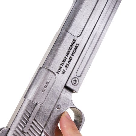 Ebony and Ivory pistols prop replica from Devil May Cry by Blasters4Masters