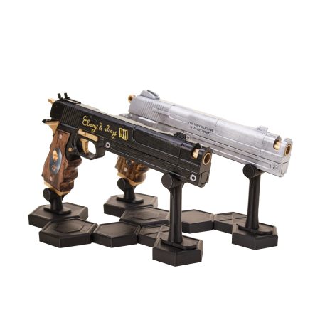 Ebony and Ivory pistols prop replica from Devil May Cry by Blasters4Masters
