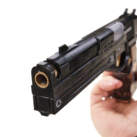 Ebony and Ivory pistols prop replica from Devil May Cry by Blasters4Masters
