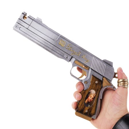 Ebony and Ivory pistols prop replica from Devil May Cry by Blasters4Masters