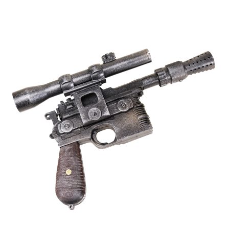 Han Solo DL-44 blaster pistol prop replica from Star Wars by Blasters4Masters