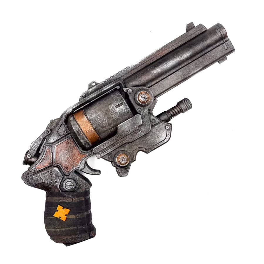 Handcrafted Gears of War Boltok Pistol Replica Prop - Iconic Game Memorabilia