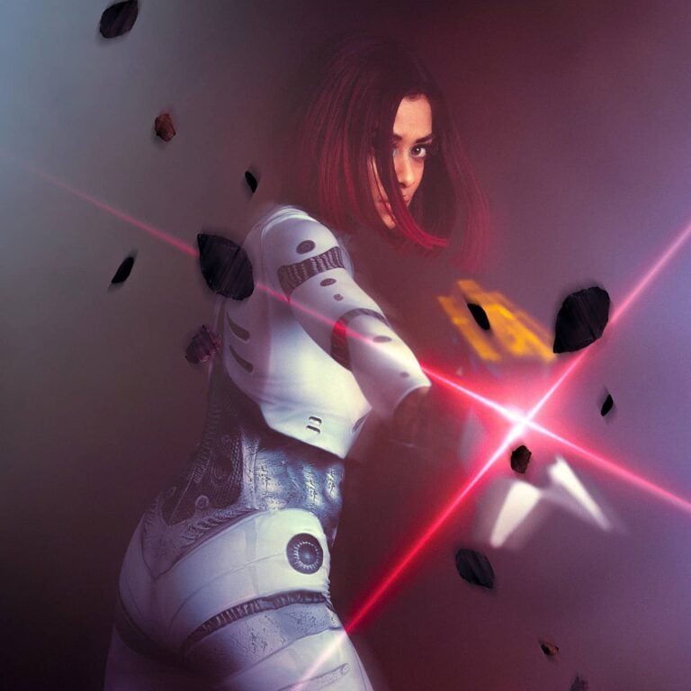 Blasters4Masters review - Sunshot prop for Destiny 2 photoshoot cosplay.