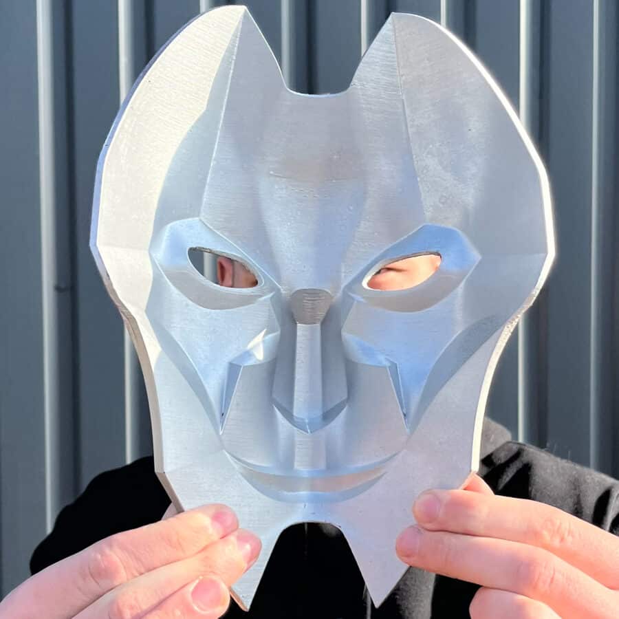 Jhin mask from LOL replica by Blasters4Masters