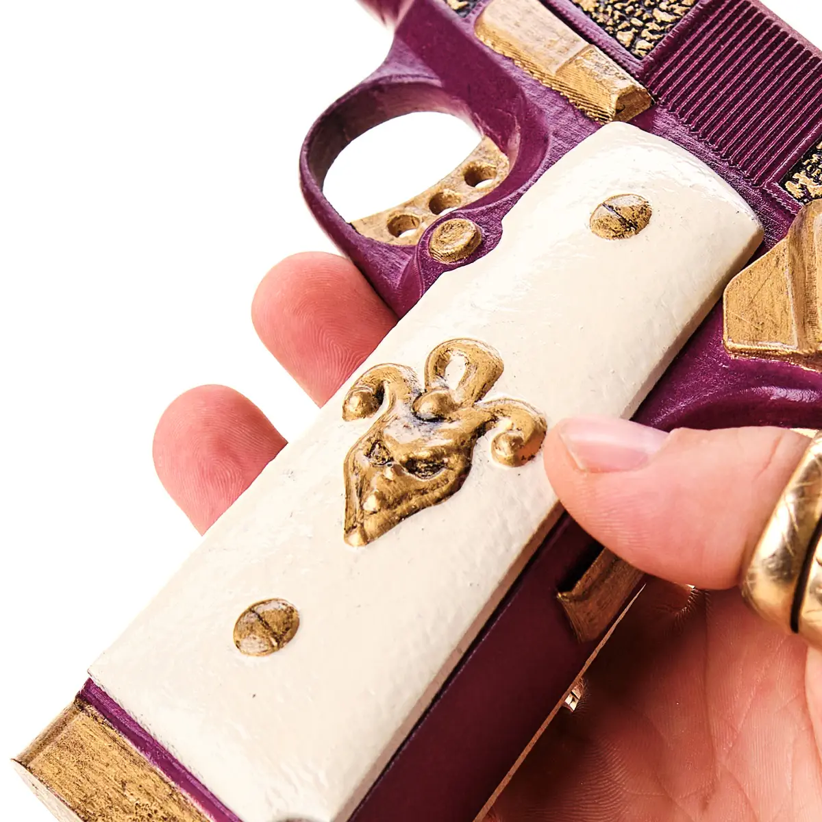 Joker gun Colt Gold Cup Trophy replica prop by Blasters4Masters_2 Joker Gun Colt Gold Cup Trophy Replica Prop By Blasters4Masters 2