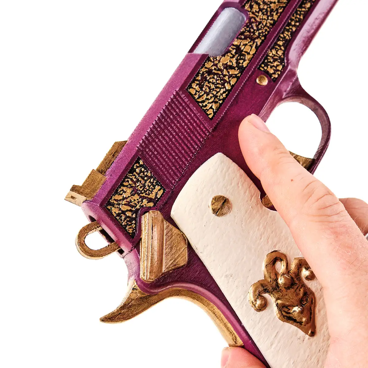 Joker gun Colt Gold Cup Trophy replica prop by Blasters4Masters_5 Joker Gun Colt Gold Cup Trophy Replica Prop By Blasters4Masters 5