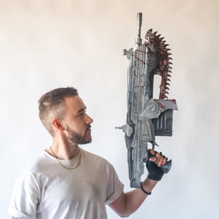 Lancer prop replica gears of war cosplay 19 scaled