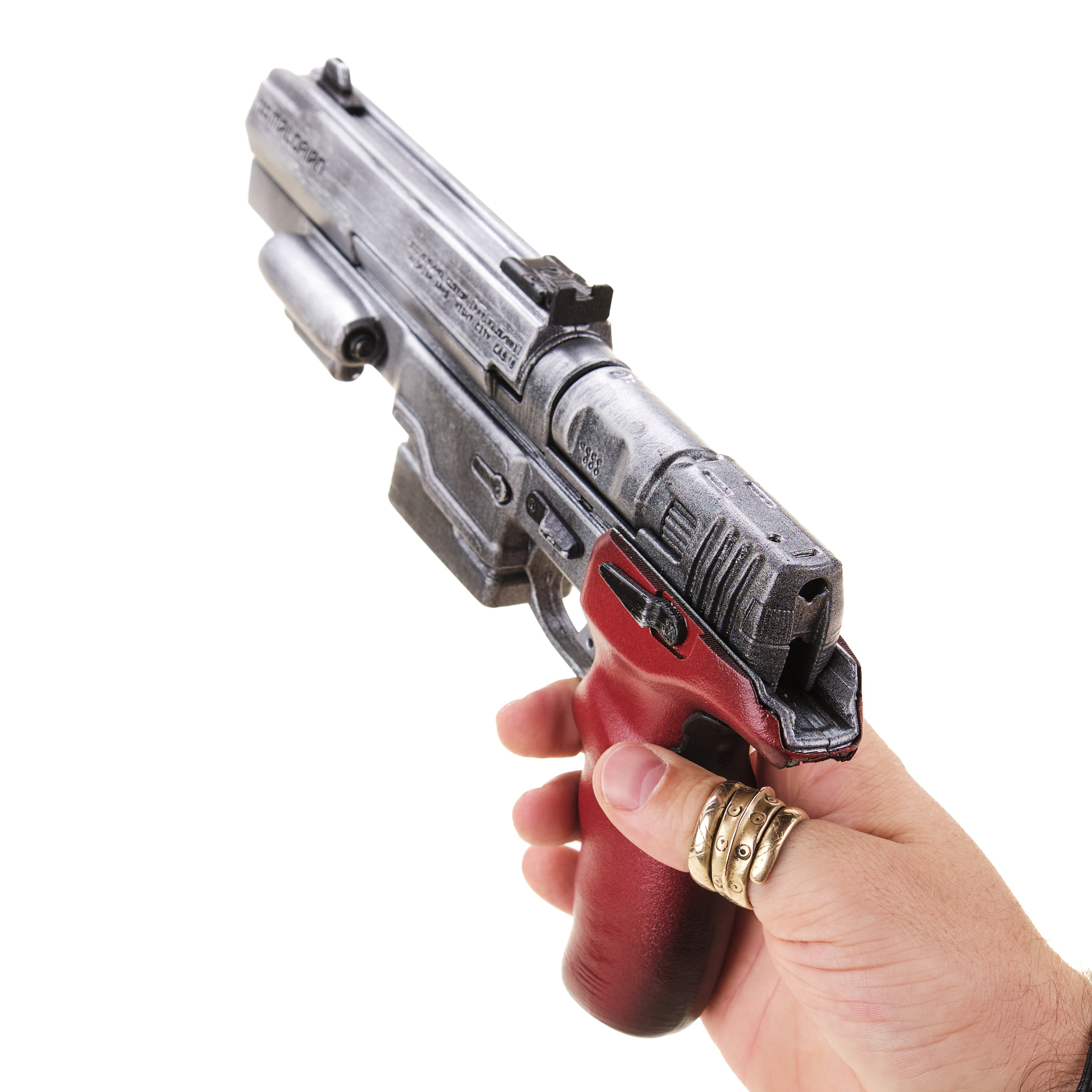 Malorian Arms 3516 – Johnny Silverhand’s pistol prop replica from Cyberpunk 2077 by Blasters4Masters