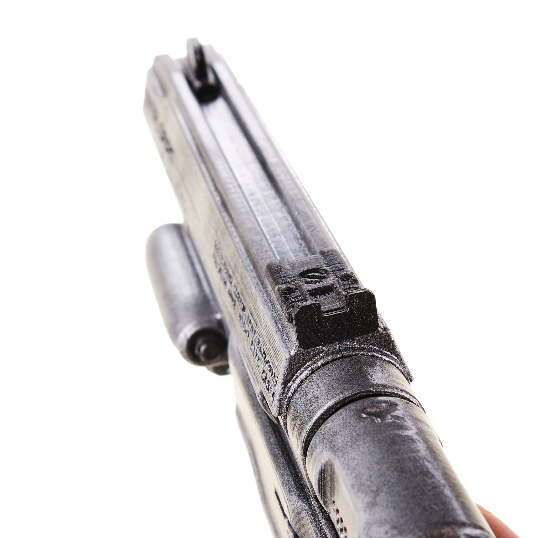 Malorian Arms 3516 – Johnny Silverhand’s pistol prop replica from Cyberpunk 2077 by Blasters4Masters