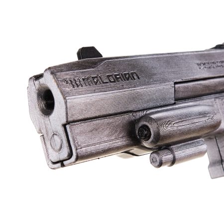 Malorian Arms 3516 - Johnny Silverhand`s pistol replica prop from Cyberpunk 2077 by Blasters4Masters