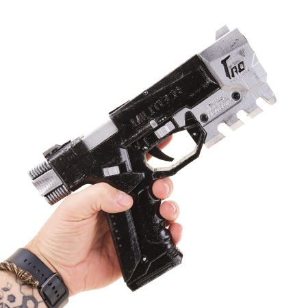 Militech M-10AF Lexington prop replica from Cyberpunk 2077 by Blasters4Masters