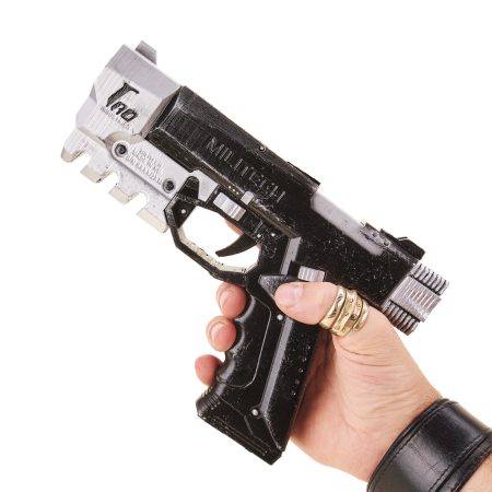 Militech M-10AF Lexington prop replica from Cyberpunk 2077 by Blasters4Masters