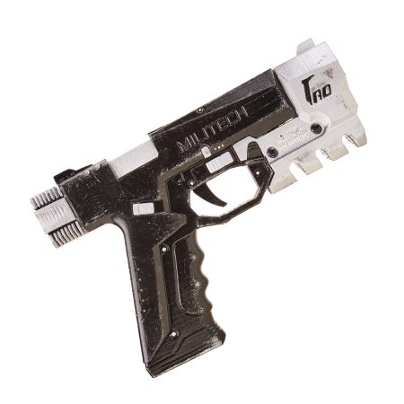 Militech M-10AF Lexington prop replica from Cyberpunk 2077 by Blasters4Masters