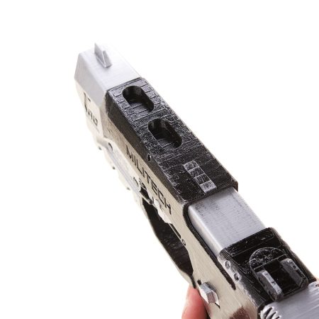 Militech M-10AF Lexington prop replica from Cyberpunk 2077 by Blasters4Masters