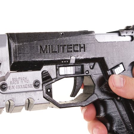Militech M-10AF Lexington prop replica from Cyberpunk 2077 by Blasters4Masters