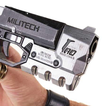 Militech M-10AF Lexington prop replica from Cyberpunk 2077 by Blasters4Masters