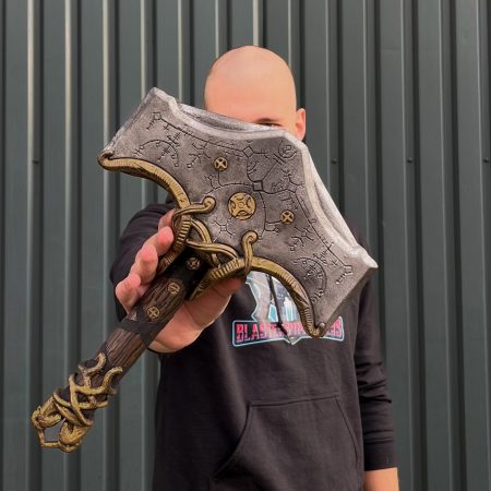 Mjölnir Hammer Prop Replica from God of War by Blasters4Masters