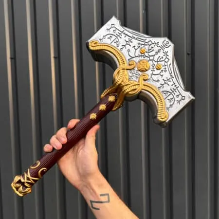 Mjolnir hammer god of war prop replica by blasters4masters