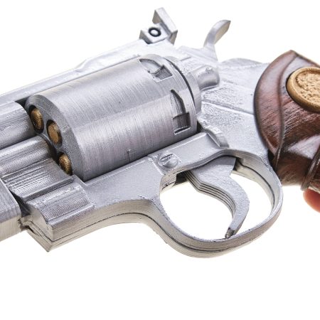 Silver Serpent Barry`s 44 Magnum replica prop from Resident Evil by Blasters4Masters
