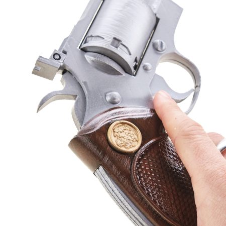Silver Serpent Barry`s 44 Magnum replica prop from Resident Evil by Blasters4Masters