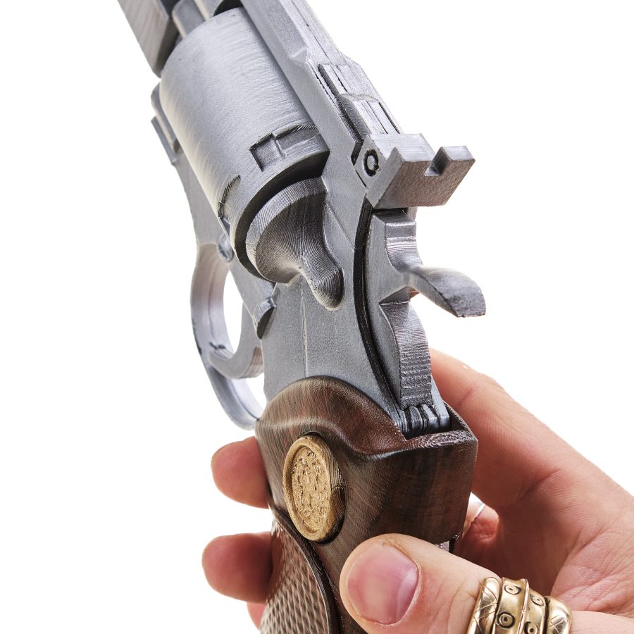 Silver Serpent Barry`s 44 Magnum replica prop from Resident Evil by Blasters4Masters