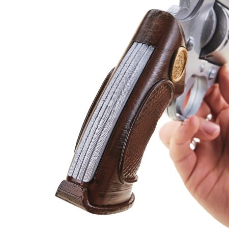 Silver Serpent Barry`s 44 Magnum replica prop from Resident Evil by Blasters4Masters