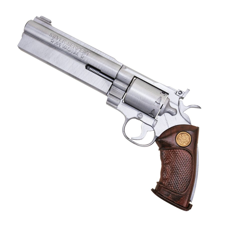 Silver Serpent Barry`s 44 Magnum replica prop from Resident Evil by Blasters4Masters