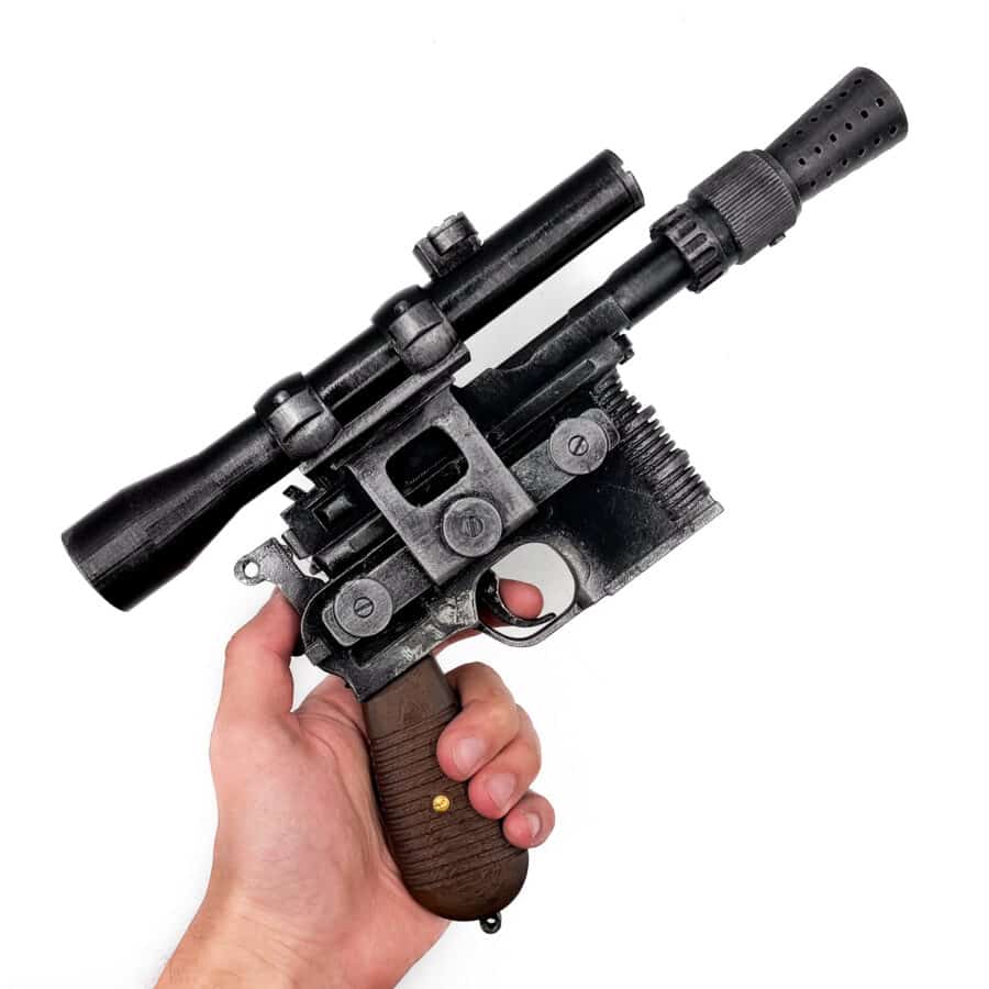Star Wars Han Solo's DL-44 Blaster - Expertly Handcrafted Prop Replica.