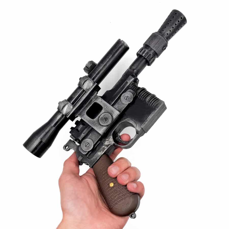 Star Wars Han Solo's DL-44 Blaster - Expertly Handcrafted Prop Replica.
