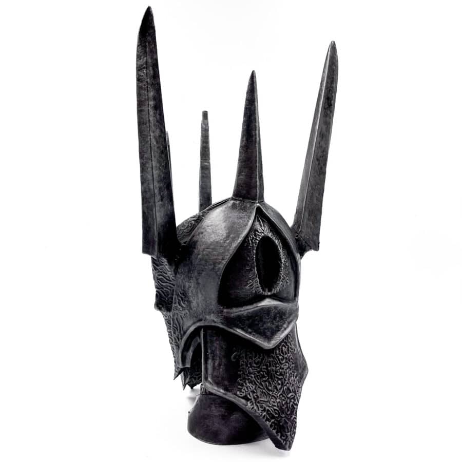 saurons helmet head replica lord of the rings lotr