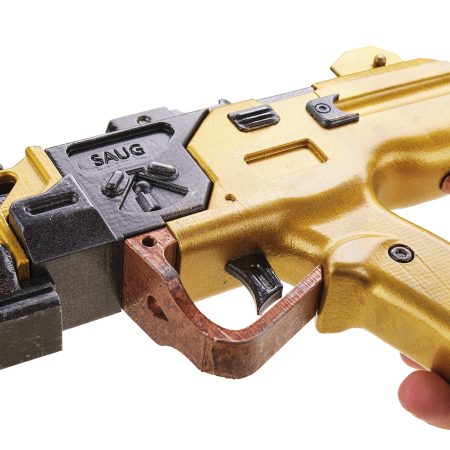 Gold Saug 9mm replica prop from by Blasters4Masters