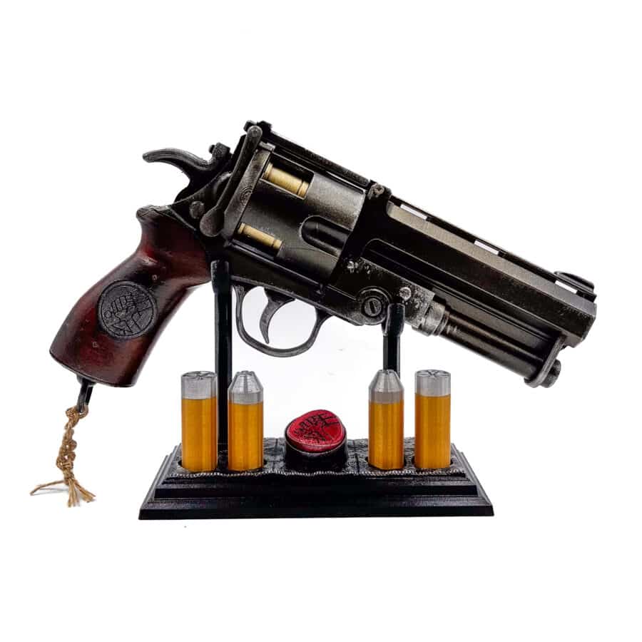 Hellboy's Good Samaritan Handcrafted Replica - Detailed Revolver Prop.