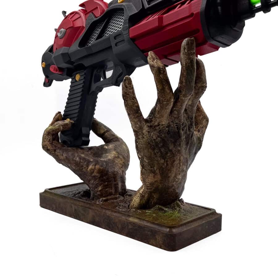 Ray Gun Mark 2 on a zombie stand