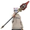 Stunning Staff of Homa (Hu-Tao Staff) replica inspired by Genshin Impact, made from safe PU rubber