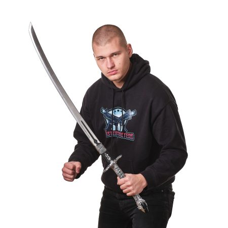 Automata 2B’s Virtuous Contract Katana silver replica prop from NieR by Blasters4Masters