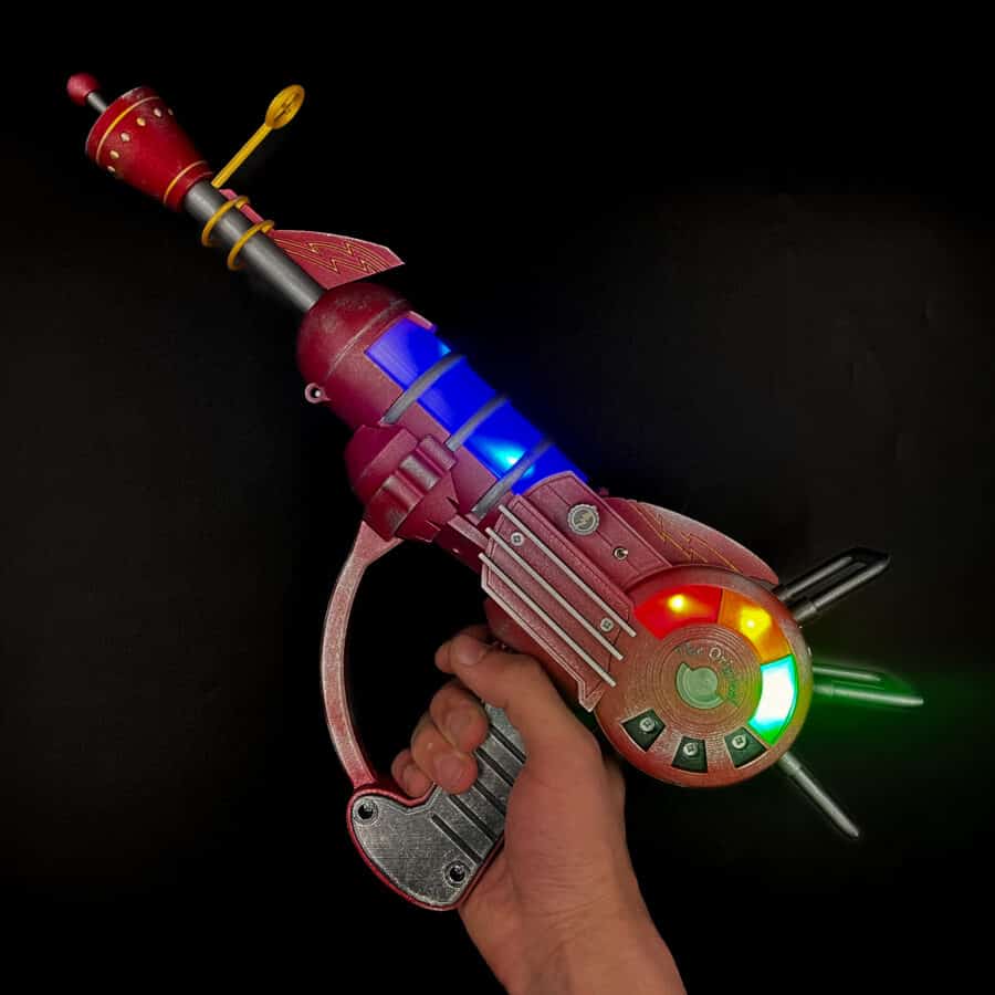 Ray Gun Replica with LED Lights Inspired by Call of Duty Zombies