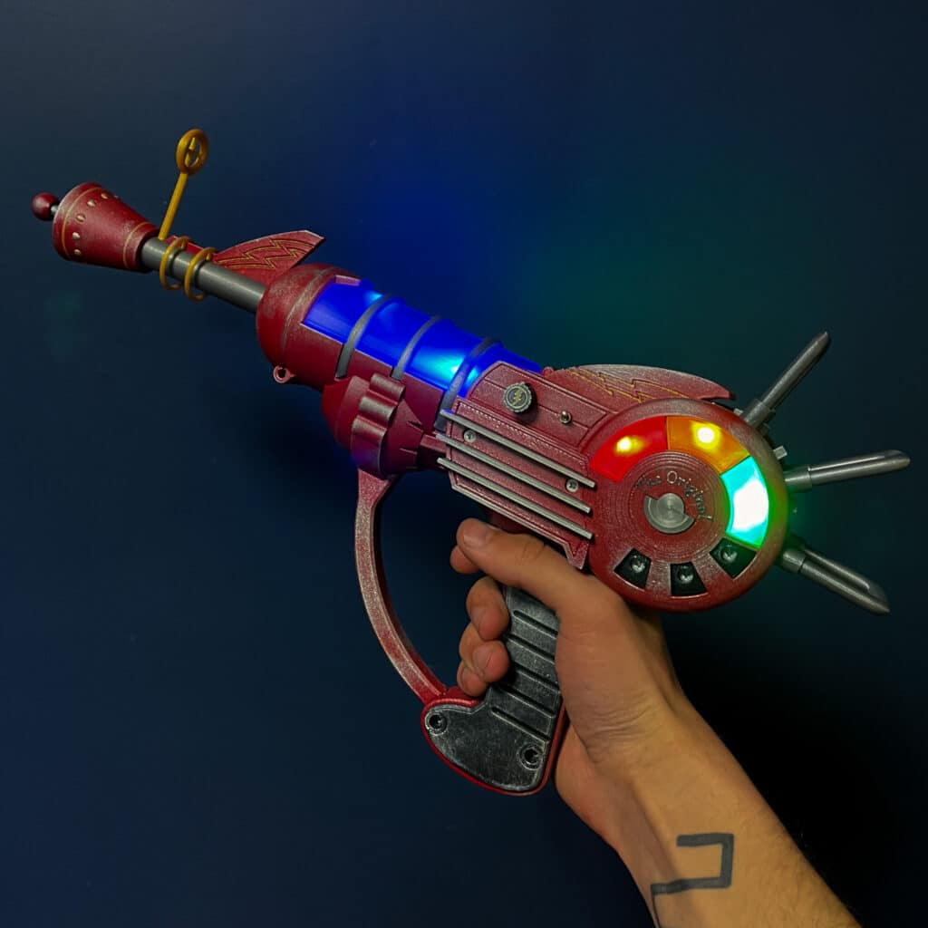 Ray Gun Replica with LED Lights Inspired by Call of Duty Zombies