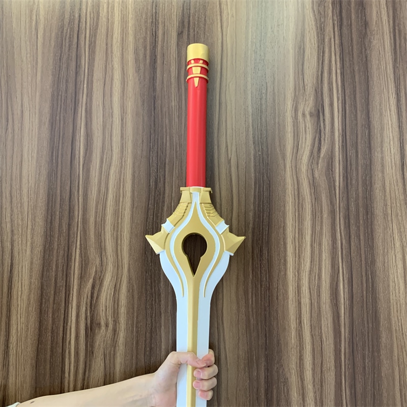 Exquisite Falchion Sword replica inspired by Fire Emblem, handcrafted from safe PU rubber, perfect for cosplay or gaming memorabilia collectors