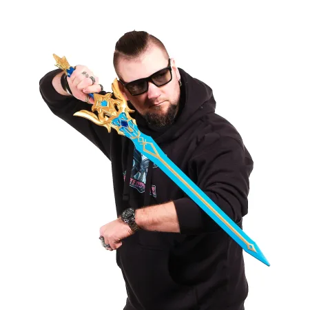 Freedom sword - Genshin Impact (High Density Foam) 3 Freedom Sword Replica Prop From Genshin Impact By Blasters4Masters