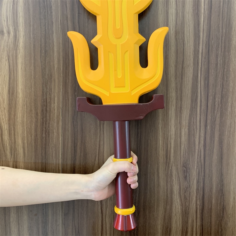 Stunning Great Flameblade replica inspired by The Legend of Zelda, handcrafted from safe PU rubber, ideal for cosplay or gaming memorabilia collectors