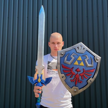 Master Sword and shield replica prop The Legend of Zelda by Blasters4Masters