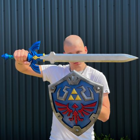 Master Sword and shield replica prop The Legend of Zelda by Blasters4Masters