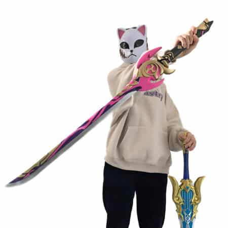 Mistsplitter Reforged Sword prop replica Genshin Impact cosplay 2