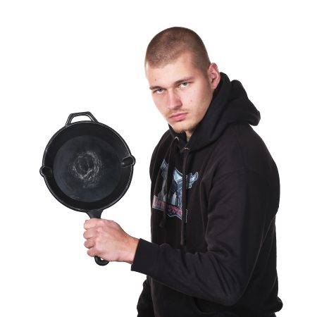 Pan - Silver Plate Skin replica prop from PUBG by Blasters4Masters